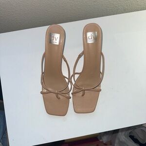 DV by Dolce Vita Women's Nude Strappy Heels